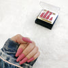faux-ongles moyens press-on nails réutilisables sans colle roses mats