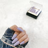 faux-ongles moyens press-on nails réutilisables sans colle violets mats